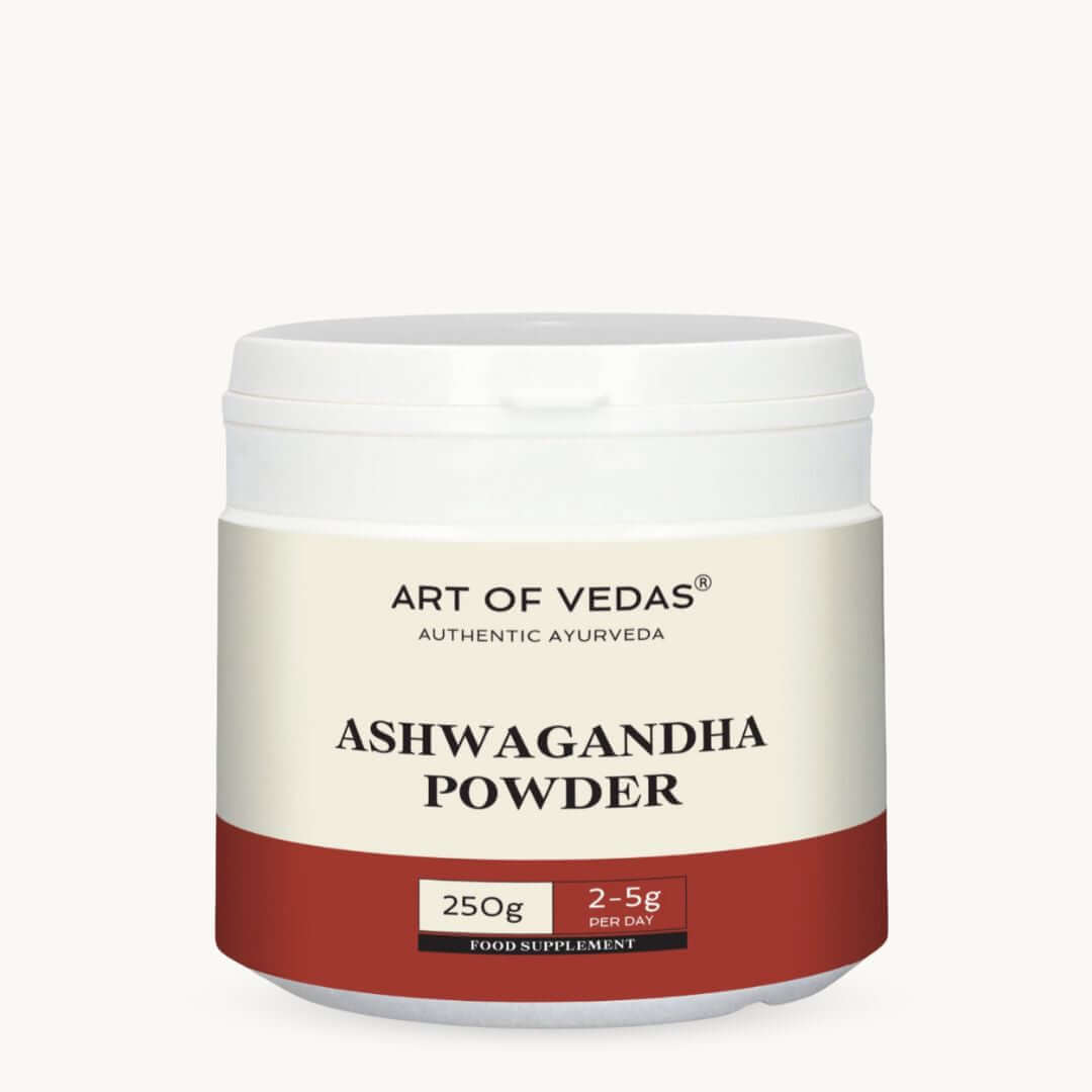 Art of Vedas Ashwagandha Powder 250g - Ayurvedic Food Supplement for Stress Relief and Vitality