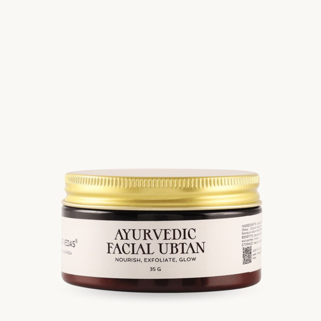 Art of Vedas Ayurvedic Facial Ubtan 35g - Natural Herbal Face Scrub to Nourish, Exfoliate and Glow for Radiant Skin Care