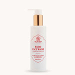 Art of Vedas Ruby Face Wash 200ml with Kumkumadi Saffron and Rosewood - Luxury Ayurvedic Facial Cleanser for Radiant Skin
