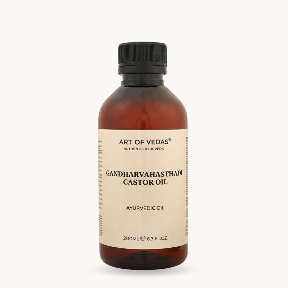 Art of Vedas, Gandharvahasthadi Eranda Thailam, 200 ml, klassinen ayurvedinen Thailam