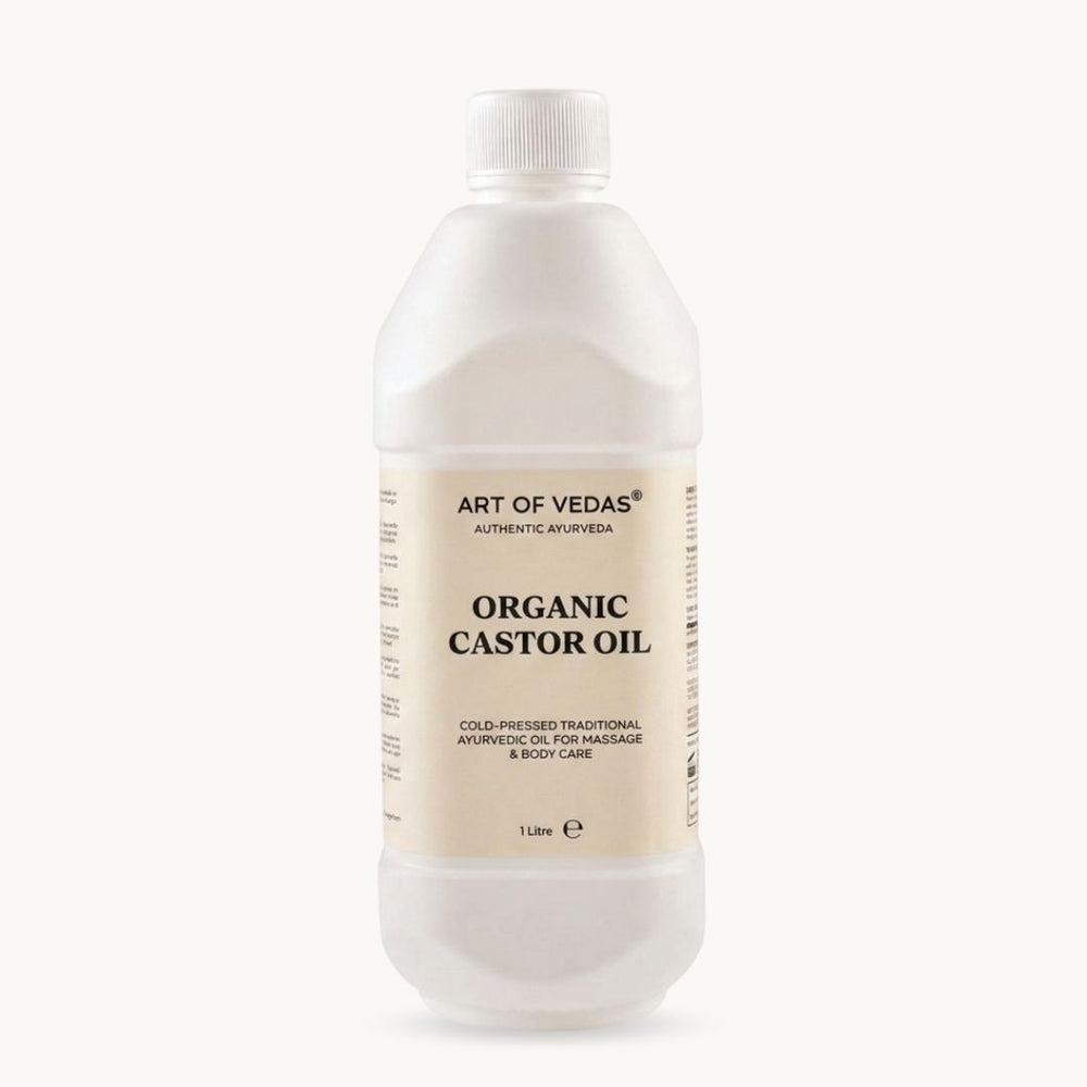 Art of Vedas, Luomu risiiniöljy, 1 liter, klassinen ayurvedinen valmiste